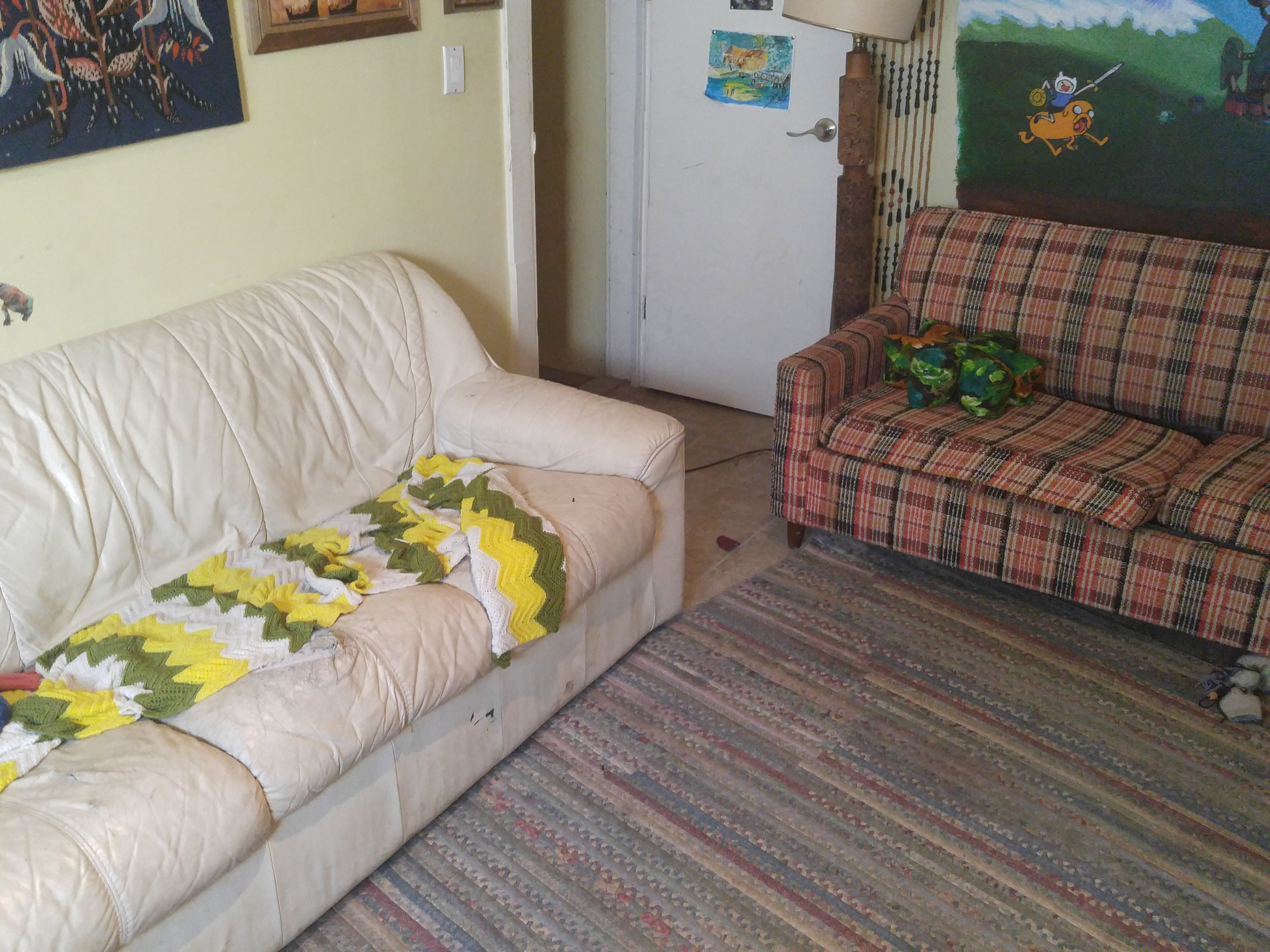 The floor of the livingroom