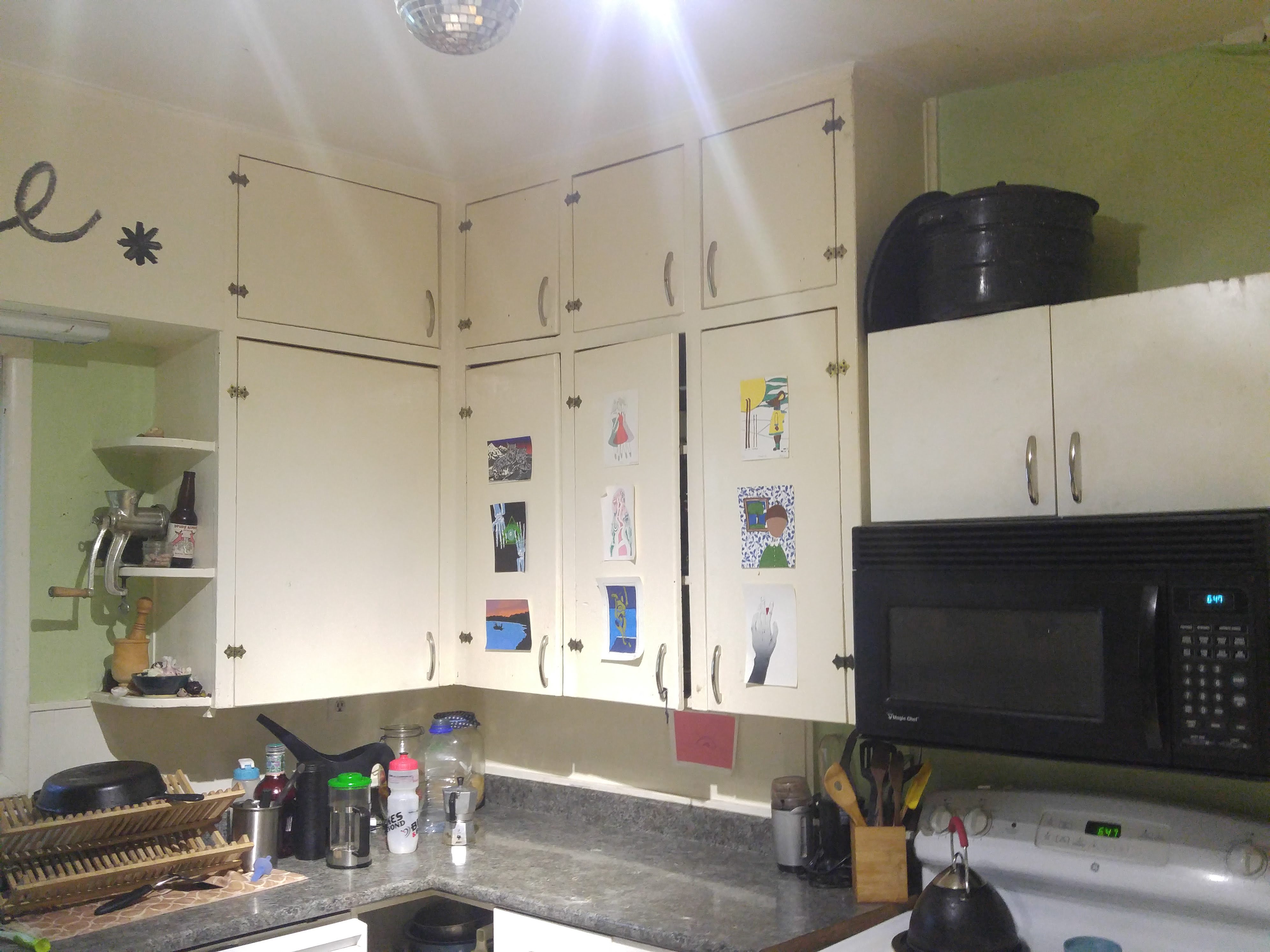 A corner of the kitchen