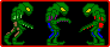 Zebethian Space Pirates Sonder, AstroNinja, and Yayap